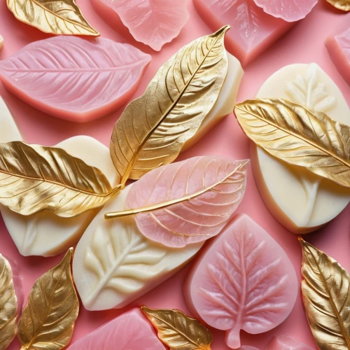 royal icing cookies,macaron pattern,rose leaves,pink and gold foil paper,spring leaf background,autumn leaf paper,royal icing,gold leaves,leaf background,gum leaves,gold foil laurel,candy pattern,nougat corners,paper flower background,gold foil shapes,marshmallow art,heart candies,fortune cookies,gold-pink earthy colors,cupcake paper,Photography,General,Realistic