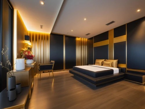 modern room,interior modern design,modern decor,contemporary decor,sleeping room,gold wall,great room,interior decoration,guest room,luxury home interior,luxury hotel,interior design,3d rendering,room divider,luxury bathroom,japanese-style room,boutique hotel,guestroom,black and gold,luxury property,Photography,General,Realistic