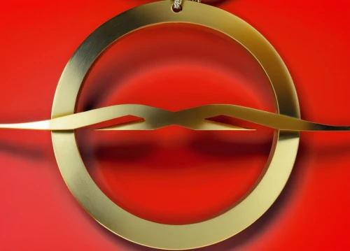 on a red background,golden ring,tiktok icon,airbnb logo,escutcheon,jaw harp,red background,ribbon symbol,bahraini gold,arrow logo,fire ring,life stage icon,letter o,icon magnifying,lifebuoy,circular ornament,opera,award background,greed,red banner,Photography,General,Realistic