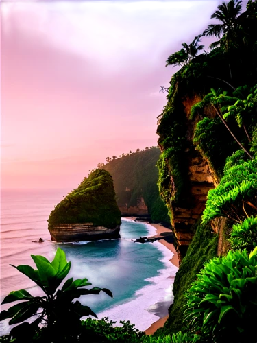 paparoa national park,pacific coastline,tropical floral background,cliffs ocean,landscape background,uluwatu,hawaii,punakaiki,north island,phuket province,coastal landscape,tropical sea,tropical and subtropical coniferous forests,nusa penida,samoa,tropical island,tropics,byron bay,tropical house,south pacific,Conceptual Art,Oil color,Oil Color 14