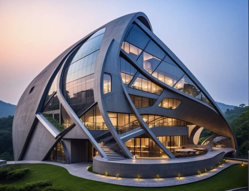 futuristic architecture,modern architecture,futuristic art museum,frame house,arhitecture,cubic house,glass building,cube house,structural glass,asian architecture,christ chapel,archidaily,architecture,chinese architecture,glass facade,kirrarchitecture,architectural,modern office,honeycomb structure,jewelry（architecture）,Photography,General,Realistic