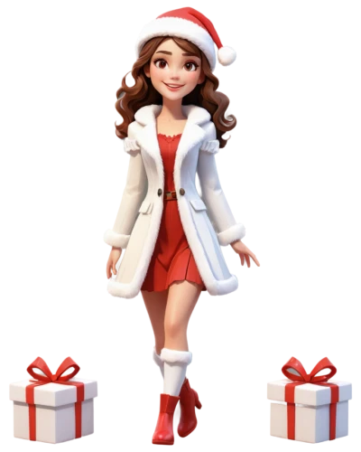 christmas figure,christmas items,christmas dolls,pin up christmas girl,retro christmas girl,christmas woman,christmas pin up girl,christmas messenger,christmas girl,santa claus,brunette with gift,elf,cute cartoon image,red gift,christmas trailer,gift loop,santa,christmas banner,jingle bell,cute cartoon character,Unique,3D,Low Poly