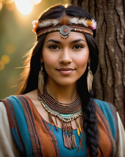 native american,american indian,pocahontas,cherokee,indian headdress,the american indian,indian woman,native,indigenous culture,warrior woman,amerindien,shamanism,ancient people,indian girl,peruvian women,tribal chief,first nation,indigenous,nomadic people,indian,Illustration,Realistic Fantasy,Realistic Fantasy 34