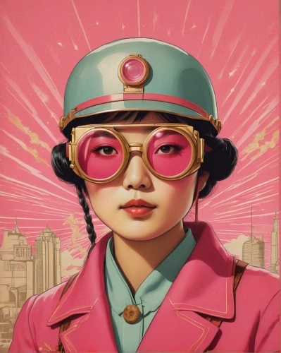 female nurse,civil defense,pyongyang,retro women,retro woman,korea,retro girl,policewoman,medic,lady medic,telephone operator,vintage asian,man in pink,girl scouts of the usa,propaganda,female worker,operator,women in technology,pink glasses,vietnam,Illustration,Japanese style,Japanese Style 08