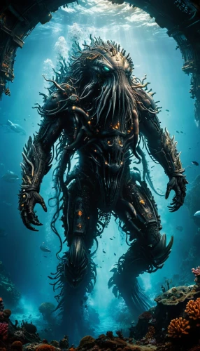 god of the sea,undersea,sea god,the bottom of the sea,deep sea diving,deep sea,underwater background,under sea,aquanaut,bottom of the sea,divemaster,sea life underwater,sea devil,under the sea,underwater world,underwater diving,scuba,lion fish,deep sea fish,under the water,Photography,General,Fantasy