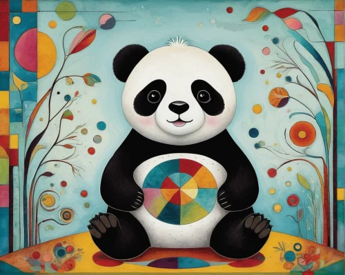 pandabear,panda bear,chinese panda,panda,giant panda,hanging panda,little panda,pandas,scandia bear,kawaii panda,baby panda,children's background,panda cub,pandoro,bamboo,anthropomorphized animals,kids illustration,3d teddy,test pattern,kawaii panda emoji,Illustration,Abstract Fantasy,Abstract Fantasy 02