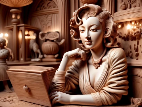 wood carving,art deco woman,carved wood,china cabinet,chinese art,oriental painting,paper art,the court sandalwood carved,clay animation,sideboard,sculptor,dressing table,marzipan figures,sand sculptures,wooden figures,wood art,woodwork,art deco,meticulous painting,cool woodblock images