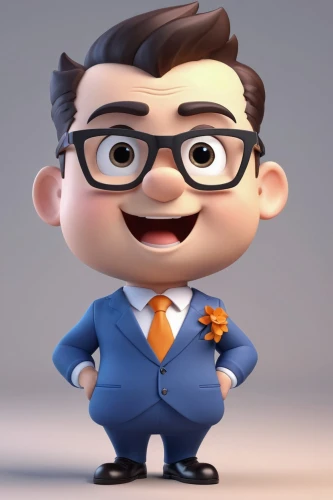 cute cartoon character,cartoon doctor,ceo,cartoon character,professor,mayor,mini e,3d model,white-collar worker,financial advisor,businessman,mr,peter,accountant,animated cartoon,business man,character animation,attorney,businessperson,3d man,Unique,3D,3D Character