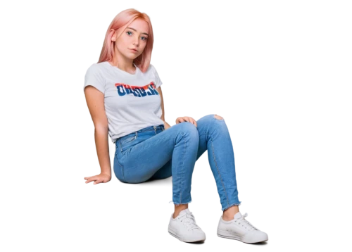 girl in t-shirt,tshirt,girl on a white background,jeans background,teen,uniqlo,isolated t-shirt,puma,product photos,white background,ung,girl in a long,on a white background,tee,female model,tees,jeans,vans,t-shirt,denims,Conceptual Art,Daily,Daily 30