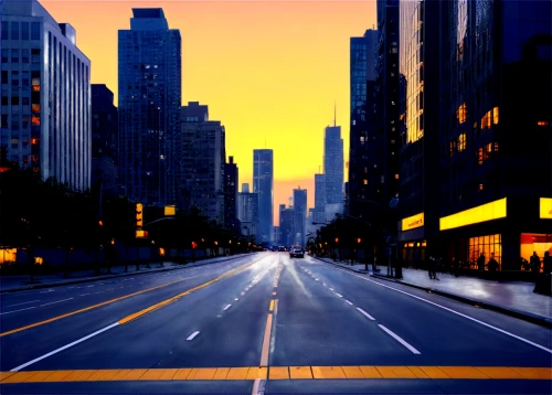 city highway,city scape,background vector,world digital painting,cartoon video game background,boulevard,vanishing point,racing road,new york streets,mobile video game vector background,urban landscape,roadway,tram road,street lights,citylights,crossroad,road surface,straight ahead,road,evening city,Conceptual Art,Daily,Daily 30