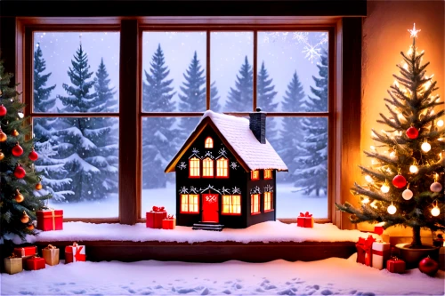 christmas snowy background,christmas landscape,christmas scene,christmasbackground,christmas fireplace,christmas window,winter window,christmas room,christmas wallpaper,christmas house,christmas background,advent decoration,winter house,christmas decoration,christmas lantern,christmas village,winter background,christmas motif,christmas window on brick,watercolor christmas background,Conceptual Art,Fantasy,Fantasy 34