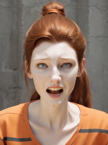 natural cosmetic,gingerman,a wax dummy,realdoll,scary woman,fallout4,cgi,zombie,character animation,orange,cosmetic,vampire woman,rendering,mime,clementine,gingerbread girl,emogi,hag,render,symetra,Photography,Natural