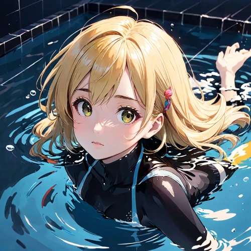 under the water,wetsuit,swimming,underwater,underwater background,swim,swim ring,jumping into the pool,retriever,pool,under water,in water,darjeeling,water nymph,splashing,taking a bath,splash,dive dee,swimmer,water bath,Anime,Anime,Realistic