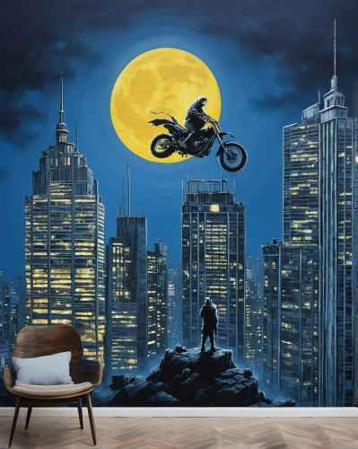 black motorcycle,moon car,motorbike,motorcycle,super moon,motorcycles,motorcyclist,big moon,moon and star background,ducati,scooter riding,blue moon,bike pop art,motorcycle accessories,biker,cartoon video game background,wall sticker,piaggio,moon addicted,motor-bike,Conceptual Art,Graffiti Art,Graffiti Art 12