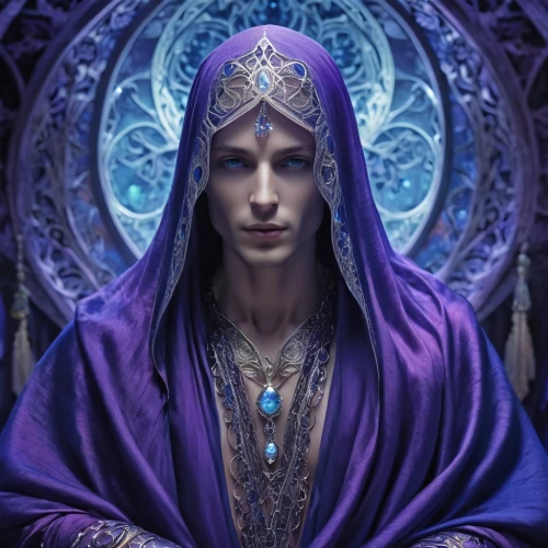 zodiac sign libra,priestess,shamanic,shamanism,crown chakra,libra,elven,mantra om,high priest,pentacle,sacred geometry,kundalini,divination,fortune teller,violet head elf,amulet,mysticism,fantasy art,sorceress,shaman,Photography,General,Realistic