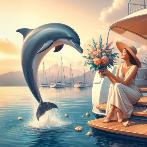 girl with a dolphin,trainer with dolphin,dolphin background,dolphin show,dolphins,two dolphins,dolphin rider,oceanic dolphins,dolphinarium,fantasy picture,dolphin,dolphins in water,mooring dolphin,romantic scene,bottlenose dolphins,delfin,cetacean,giant dolphin,cetacea,photo manipulation