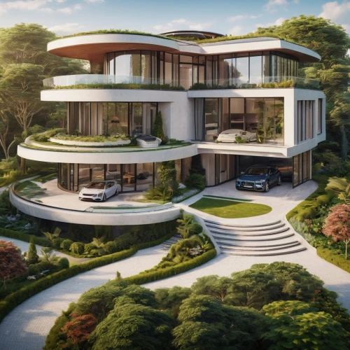 futuristic architecture,luxury home,luxury property,modern house,luxury real estate,modern architecture,3d rendering,cube house,large home,eco-construction,dunes house,smart house,cubic house,beautiful home,contemporary,residential,garden elevation,mansion,futuristic landscape,crib,Photography,General,Natural