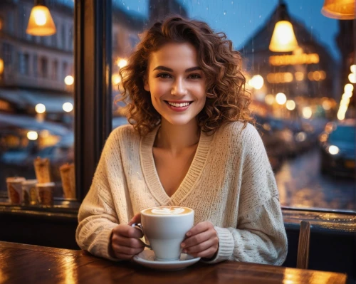 woman drinking coffee,woman at cafe,barista,cappuccino,coffee background,espresso,café au lait,women at cafe,drinking coffee,parisian coffee,a cup of coffee,a girl's smile,caffè macchiato,cortado,a buy me a coffee,hot coffee,caffè americano,autumn hot coffee,girl with cereal bowl,cup of coffee,Photography,General,Natural