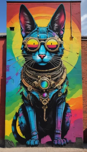 brooklyn street art,albuquerque,denver,street cat,katz,cats on brick wall,alley cat,graffiti art,grafitti,fitzroy,cheshire,belfast,urban street art,grafitty,cat vector,cartoon cat,cat warrior,streetart,birmingham,color rat,Conceptual Art,Graffiti Art,Graffiti Art 02