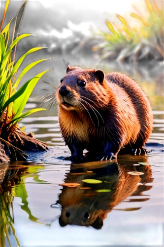 coypu,nutria,muskrat,eurasian water vole,north american river otter,nutria-young,beaver,beaver rat,polecat,american mink,beavers,aquatic mammal,otter,european water shrew,alpine marmot,mustelidae,prairie vole,capybara,marmot,mustelid,Conceptual Art,Daily,Daily 21