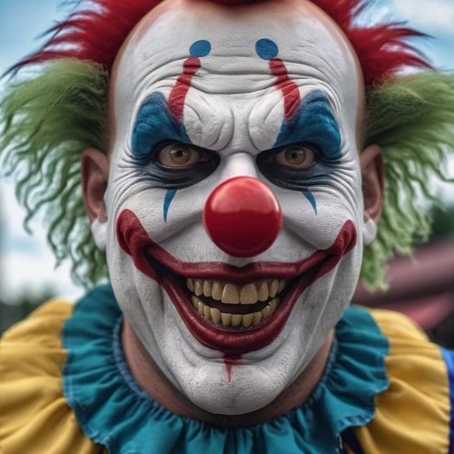 scary clown,creepy clown,horror clown,clown,rodeo clown,it,clowns,joker,face painting,basler fasnacht,face paint,cirque,circus animal,ronald,circus,halloween 2019,halloween2019,circus show,big top,halloween masks,Photography,General,Realistic