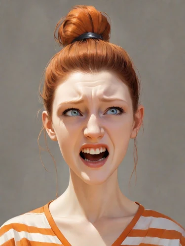 emogi,girl portrait,digital painting,the girl's face,portrait of a girl,twitch icon,woman face,worried girl,scared woman,ginger rodgers,portrait background,woman's face,clementine,cgi,woman eating apple,art,vector girl,orange,stressed woman,artist portrait,Digital Art,Comic