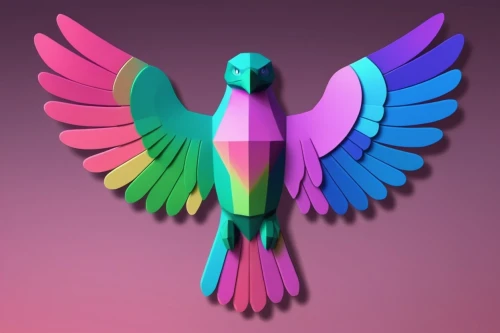 dribbble icon,tiktok icon,peace dove,dribbble logo,rainbow background,color picker,bird png,dribbble,spotify icon,dove of peace,gradient mesh,vimeo icon,store icon,rainbow pencil background,gradient effect,the hummingbird hawk-purple,lovebird,winged heart,color feathers,eagle vector,Unique,3D,Low Poly