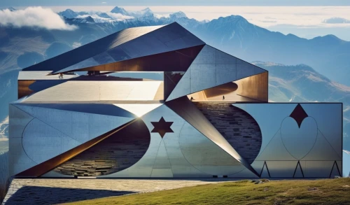 futuristic architecture,futuristic art museum,south-tirol,cube stilt houses,mirror house,canton of glarus,south tyrol,east tyrol,southeast switzerland,cubic house,geometry shapes,switzerland chf,modern architecture,eastern switzerland,tyrol,steel sculpture,mountain huts,high alps,dali,austria,Photography,General,Realistic