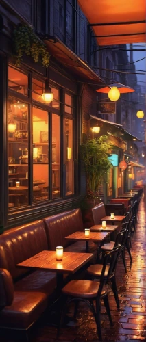 paris cafe,street cafe,izakaya,bistrot,evening atmosphere,watercolor cafe,outdoor dining,parisian coffee,rain bar,new york restaurant,paris balcony,watercolor paris balcony,restaurants,diner,french digital background,the coffee shop,bistro,neon coffee,coffee shop,a restaurant,Illustration,Japanese style,Japanese Style 20