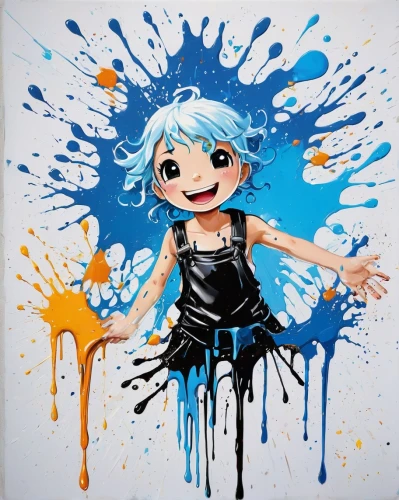 2d,piko,aqua,blue painting,hatsune miku,vector girl,graffiti splatter,killua,kids illustration,vector art,paint,paint splatter,illustrator,painting technique,child art,artistic,chibi girl,milk splash,on a transparent background,water splash,Conceptual Art,Graffiti Art,Graffiti Art 08