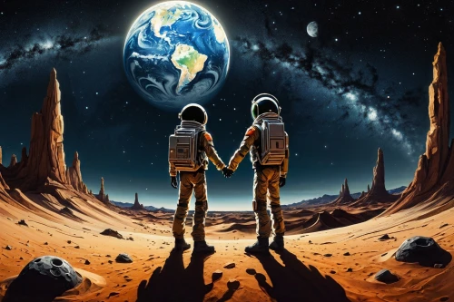 love earth,earth rise,exo-earth,mankind,space art,loveourplanet,other world,earth,embrace the world,planet earth,astronautics,parallel world,the earth,astronauts,mission to mars,sci fiction illustration,orbiting,travelers,dream world,hand in hand