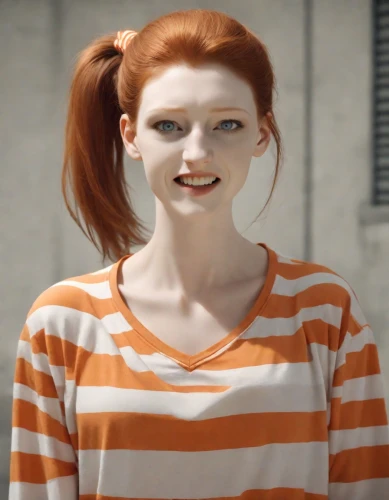 mime,mime artist,pippi longstocking,redhead doll,realdoll,gingerman,character animation,cgi,anime 3d,ginger rodgers,maci,pumuckl,a wax dummy,clementine,nami,redheads,b3d,porcelaine,raggedy ann,3d rendered,Photography,Natural