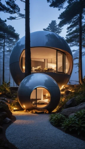futuristic architecture,dunes house,cubic house,round hut,modern architecture,mirror house,cube house,house in the forest,futuristic landscape,round house,japanese architecture,tree house,jewelry（architecture）,inverted cottage,tree house hotel,roof domes,summer house,frame house,helix,spyglass