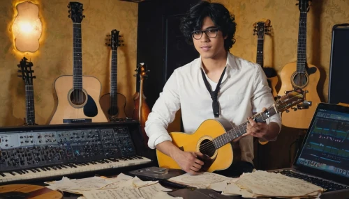 charango,guitars,acoustic-electric guitar,guitar easel,luthier,telecaster,traditional korean musical instruments,guitar,instruments,music instruments,saraswati veena,in a studio,jin deui,xiangwei,yukio,studio photo,composer,music studio,autoharp,the guitar,Illustration,Retro,Retro 13