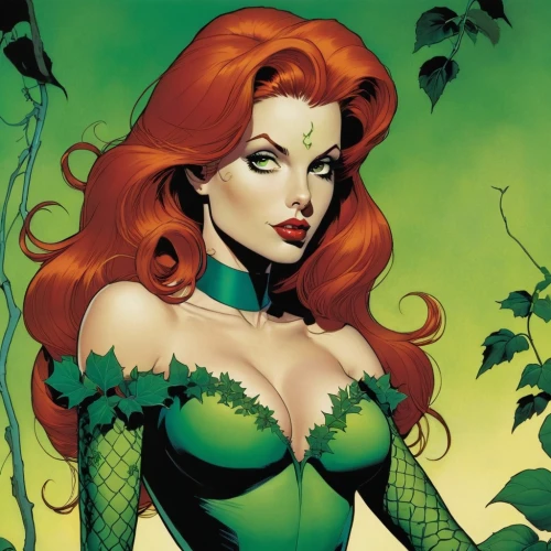 poison ivy,background ivy,ivy,ariel,fantasy woman,mary jane,the enchantress,maureen o'hara - female,green mermaid scale,maryjane,starfire,riddler,little mermaid,in green,firestar,emerald,aphrodite,tiana,bodice,sorceress,Conceptual Art,Fantasy,Fantasy 07