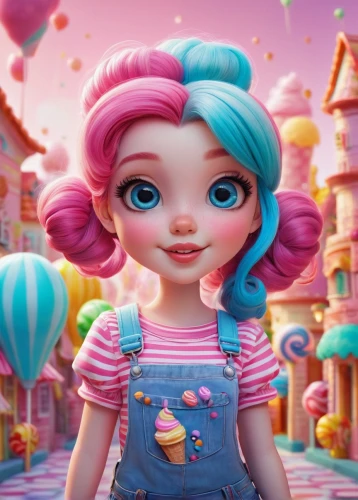 cute cartoon character,stylized macaron,bonbon,agnes,candy island girl,confectioner,sugar candy,doll's facial features,sugar paste,marzipan,fondant,doll kitchen,3d fantasy,rosa ' the fairy,painter doll,artist doll,confectionery,clay doll,rosa 'the fairy,sugar pie,Illustration,Abstract Fantasy,Abstract Fantasy 06