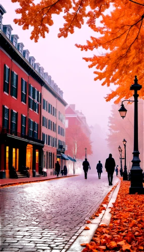 autumn fog,autumn background,autumn morning,autumn scenery,colors of autumn,fall landscape,splendid colors,autumn landscape,the autumn,autumn day,autumn,just autumn,autumn season,fall foliage,new england,autumn motive,boston,autumn mood,fall,fall season,Illustration,Paper based,Paper Based 11