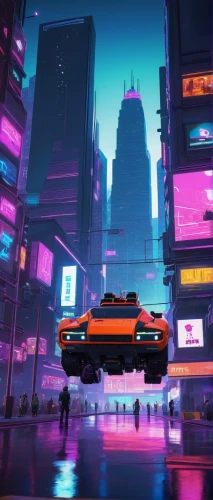 toyota ae85,neon arrows,toyota supra,supra,cyberpunk,colorful city,neon,nissan silvia,3d car wallpaper,elektrocar,mazda mx-5,neon lights,futuristic,tokyo city,city car,dusk,80s,mazda rx-7,miami,cityscape,Illustration,American Style,American Style 08