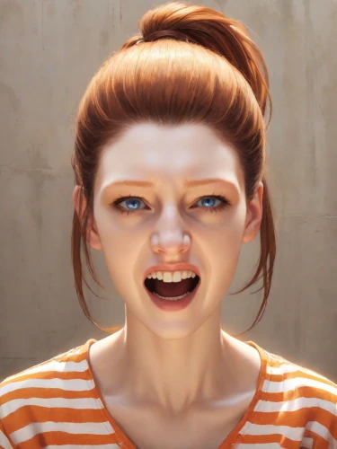 fallout4,emogi,symetra,cinnamon girl,the girl's face,a girl's smile,grin,gingerman,natural cosmetic,woman face,dwarf sundheim,scared woman,woman's face,ecstatic,child crying,girl portrait,portrait of a girl,killer smile,portrait background,gingerbread girl,Digital Art,Anime