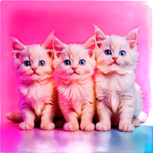 pink family,pink cat,kittens,pink background,pinkladies,color pink white,cute cat,baby cats,cute animals,cat family,pink-white,color pink,turkish van,doll cat,the pink panter,pink white,breed cat,pink,cat lovers,hearts color pink,Conceptual Art,Sci-Fi,Sci-Fi 27