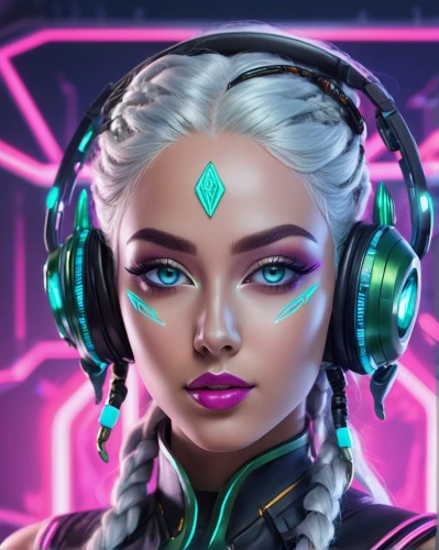 twitch icon,cyberpunk,vector girl,edit icon,headset profile,custom portrait,portrait background,twitch logo,phone icon,vector art,bot icon,spotify icon,cyber,echo,cancer icon,computer icon,headset,dj,cosmetic,vector illustration,Unique,Design,Logo Design