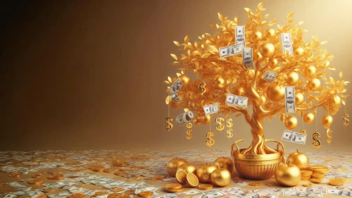 penny tree,money tree,gold foil tree of life,golden trumpet tree,gold bullion,flourishing tree,tangerine tree,gold is money,windfall,cardstock tree,golden trumpet trees,gold business,jaggery tree,argan tree,gold leaves,money rain,grow money,magic tree,gold wall,passive income