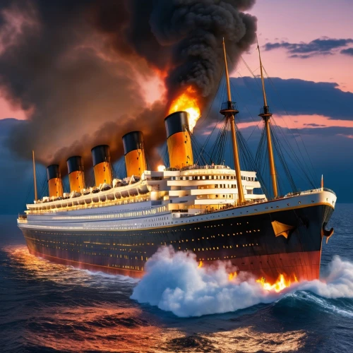 ocean liner,titanic,troopship,sea fantasy,costa concordia,tour to the sirens,shipping industry,the ship,cruise ship,caravel,sinking,queen mary 2,sauceboat,the day sank,passenger ship,the wreck,ship releases,victory ship,digging ship,photo manipulation,Photography,General,Realistic