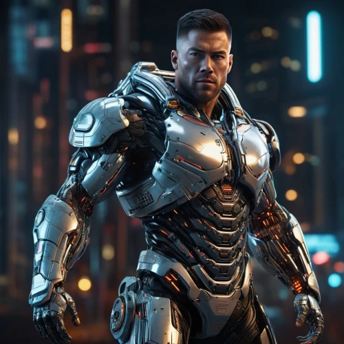 cyborg,war machine,steel man,cable,terminator,ironman,iron man,3d man,cybernetics,electro,mercenary,steel,male character,armor,shepard,chrome steel,iron-man,armored,cyberpunk,enforcer,Photography,General,Sci-Fi