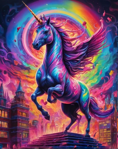 unicorn background,rainbow unicorn,unicorn art,unicorn,unicorn and rainbow,colorful horse,pegasus,unicorns,fire horse,golden unicorn,dream horse,my little pony,carnival horse,rainbow background,painted horse,black horse,horse-heal,weehl horse,wall,spring unicorn,Conceptual Art,Oil color,Oil Color 23