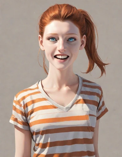 clementine,girl in t-shirt,ginger rodgers,a girl's smile,clary,pippi longstocking,cinnamon girl,girl portrait,maci,redheads,redhead doll,red-haired,vector girl,gingerman,nora,lilian gish - female,princess anna,redheaded,daphne,red head,Digital Art,Sticker