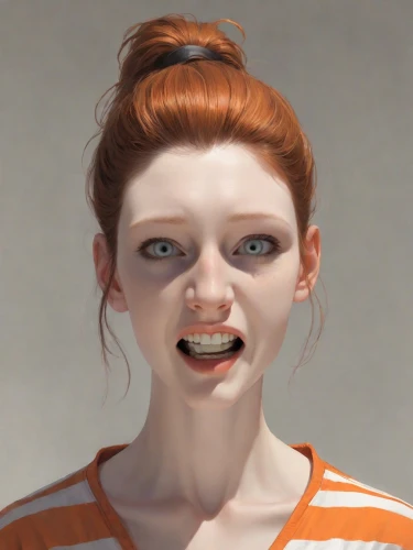 the girl's face,digital painting,zombie,scary woman,girl portrait,woman face,portrait of a girl,scared woman,girl with cereal bowl,gingerman,vampire woman,woman's face,girl in t-shirt,clementine,vada,twitch icon,emogi,cgi,vampire,rendering,Digital Art,Comic