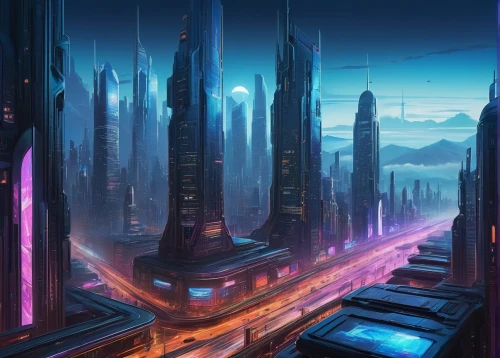 futuristic landscape,futuristic,metropolis,futuristic architecture,cityscape,fantasy city,scifi,cyberpunk,sci - fi,sci-fi,city cities,dystopian,sci fi,colorful city,cities,sci fiction illustration,city skyline,futuristic art museum,city blocks,space port,Illustration,Realistic Fantasy,Realistic Fantasy 25