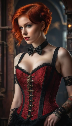corset,bodice,gothic portrait,gothic woman,gothic fashion,steampunk,victorian lady,celtic queen,redhead doll,victorian style,vampire woman,queen of hearts,barmaid,seamstress,gothic style,vampire lady,gothic dress,red-haired,sorceress,fantasy woman,Photography,General,Fantasy