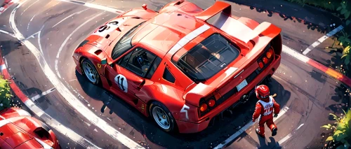 ferrari fxx,scuderia,ferrari f40,f40,ferrari f430 challenge,racing road,ferrari f50,ferrari monza,sports car racing,ferrari 312p,ferrari tr,alfa romeo 8c competizione,1000miglia,ferrari f50 gt,testarossa,alfa romeo 8c,car racing,convoy,auto racing,ferrari f355,Anime,Anime,Cartoon